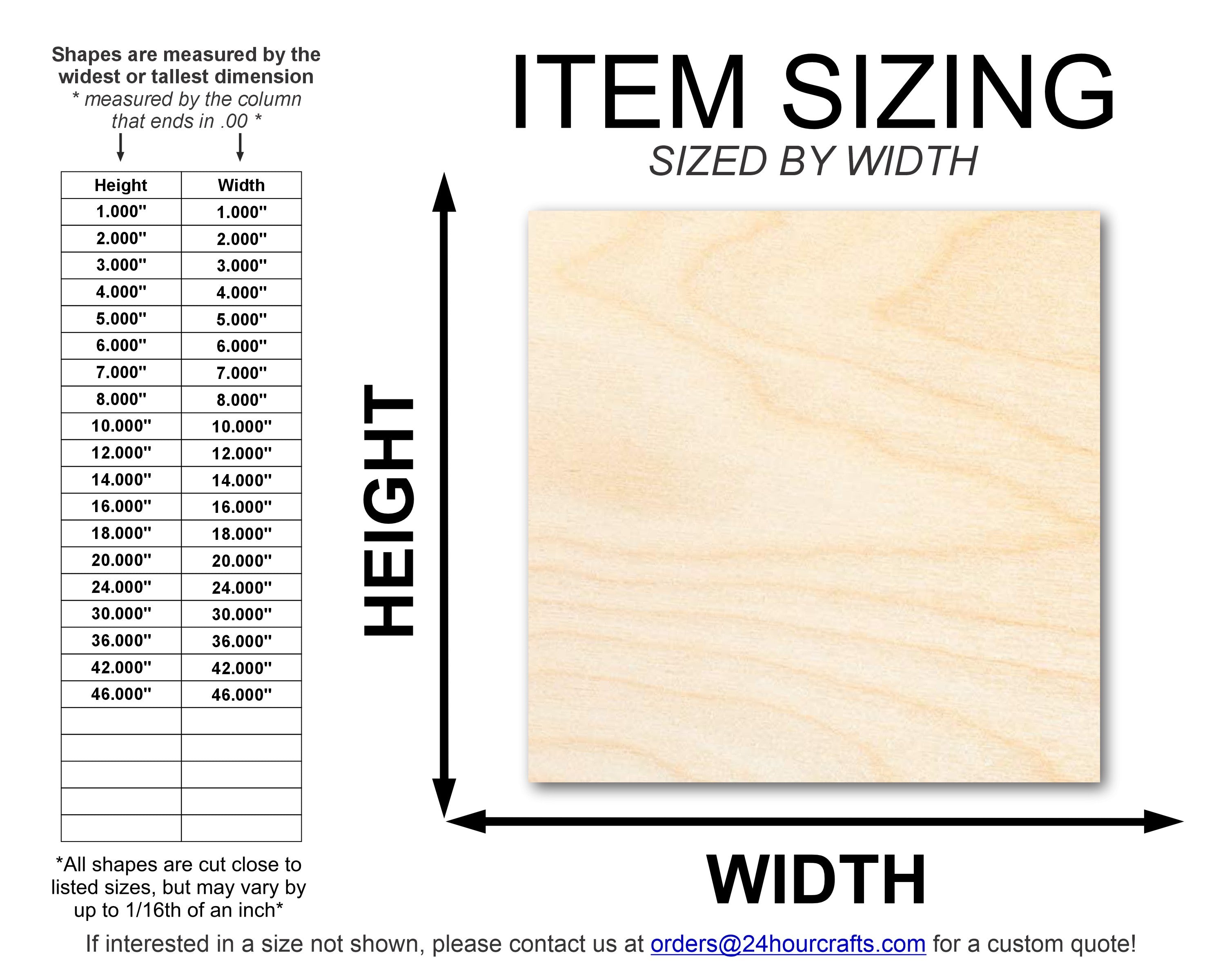 Unfinished Wood Square Shape | Wood Canvas | Craft Base | DIY Craft Cutout | Up to 36"