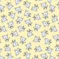 Snuggle in the Jungle Flannel - Baby Tiger - Yellow