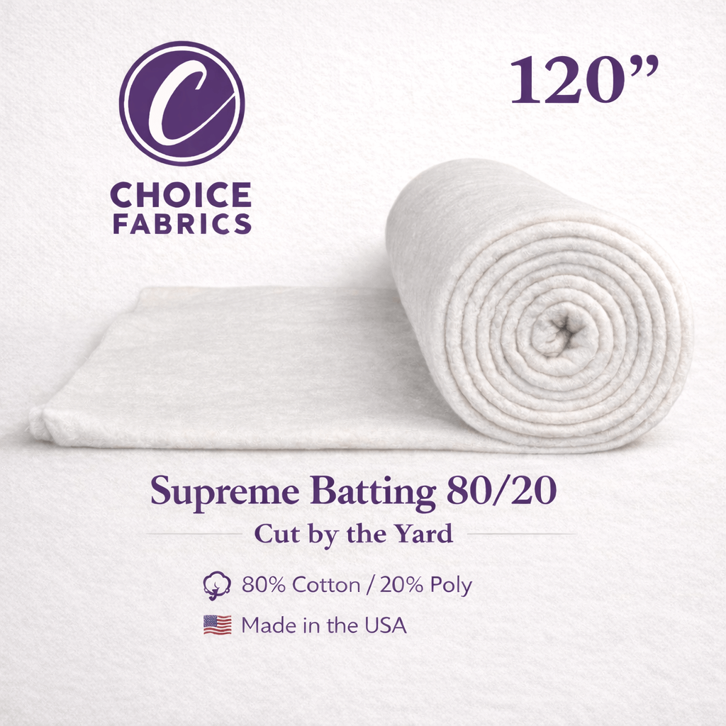 Supreme Batting 80/20 - 120" Wide - By the Yard