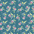 Stitch Garden - Pod Flowers - Dark Teal