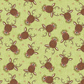 White Christmas - Reindeer Portrait - Green