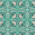 Seashell Serenade - Shell Tile - Green