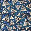 Flamenco - Geo Triangle - Blue