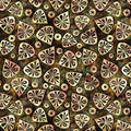 Flamenco - Geo Leaf - Brown