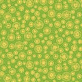 Flowerful - Linear Circles - Green
