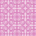 My Watercolor Garden - Geo Scroll - Pink