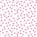 My Watercolor Garden - Scroll and Flower - Pink