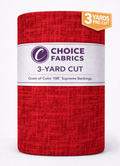 Grain of Color 108" Supreme Backings - Scarlet (3-Yard Pack)