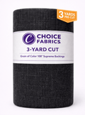 Grain of Color 108" Supreme Backings - Black (3-Yard Pack)