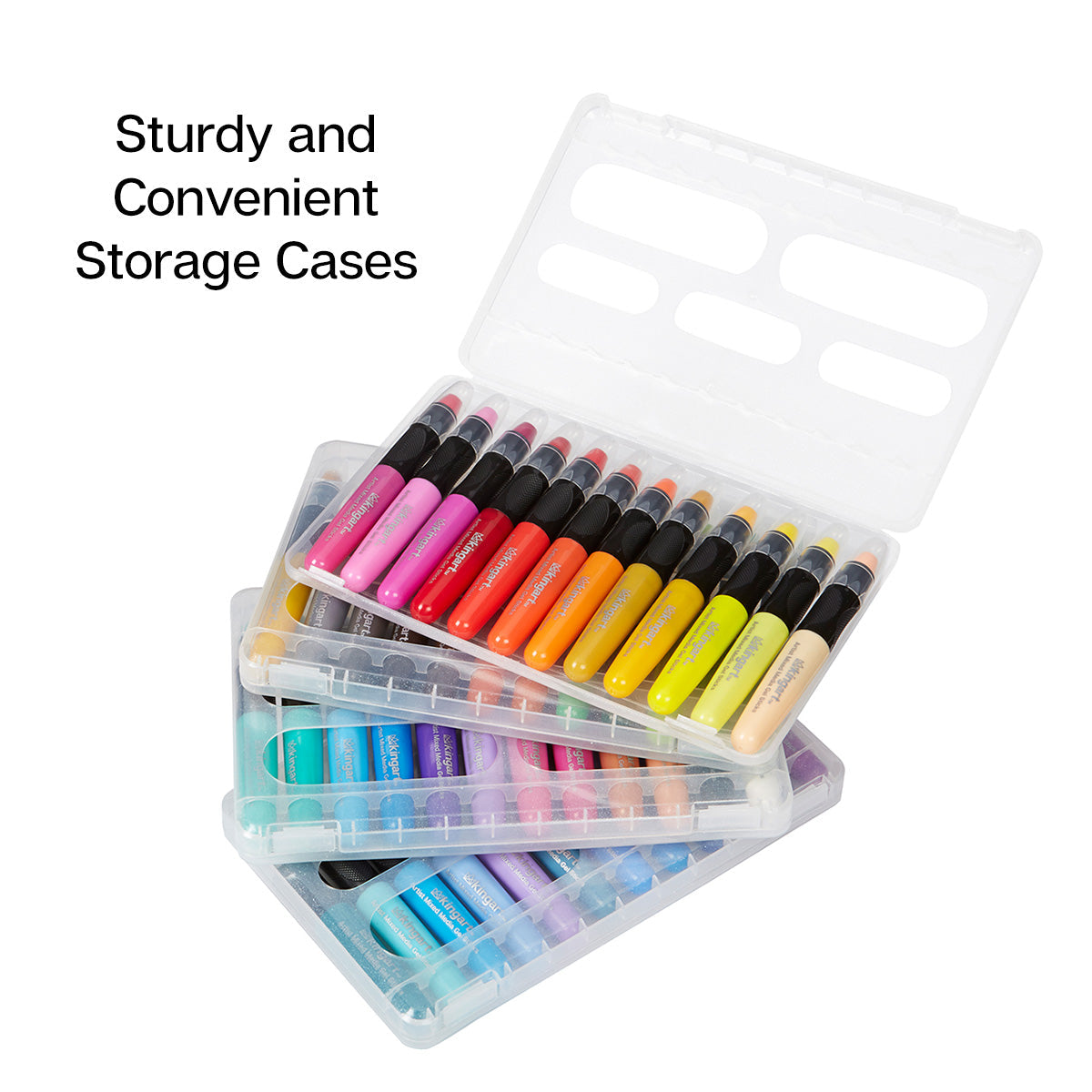 Mixed Media Gel Stick Crayons - 48 Colors