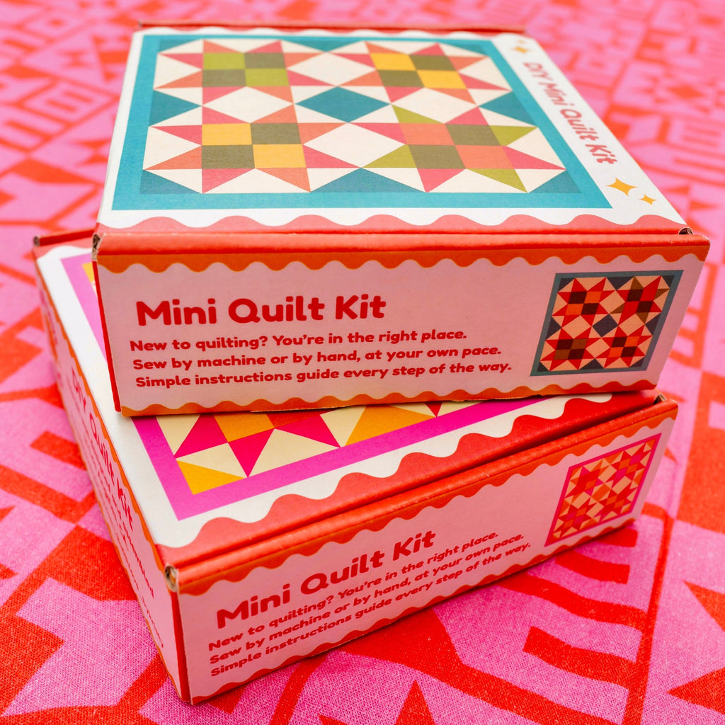 Mini Quilt Kits - Turquoise