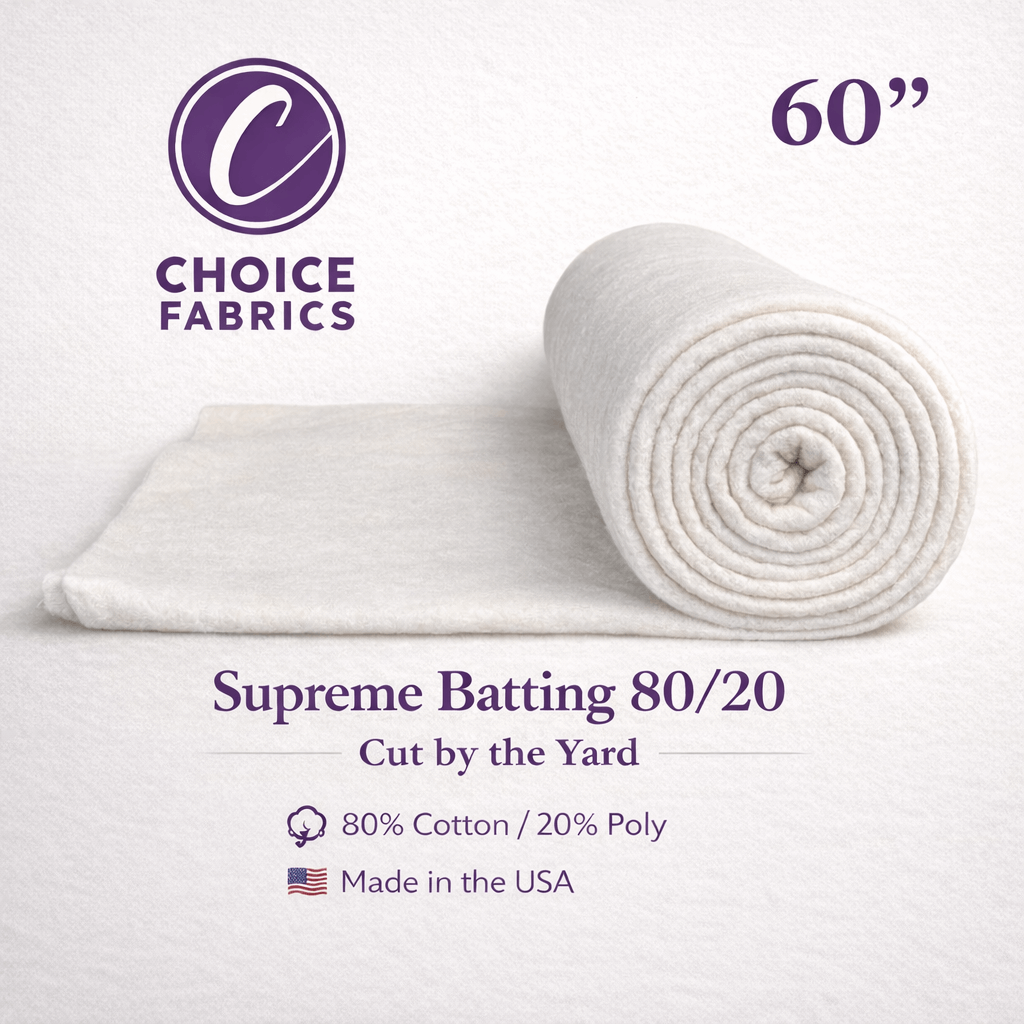 Supreme Batting 80/20 - 60" Wide - By the Yard