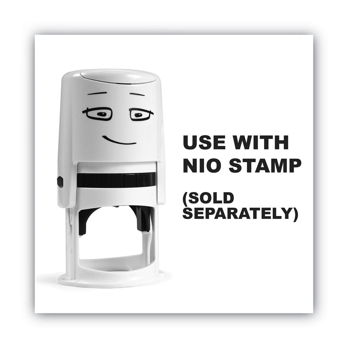 NIO Ink Pad for NIO Stamp with Voucher, 2.75" x 2.75", Brave Red