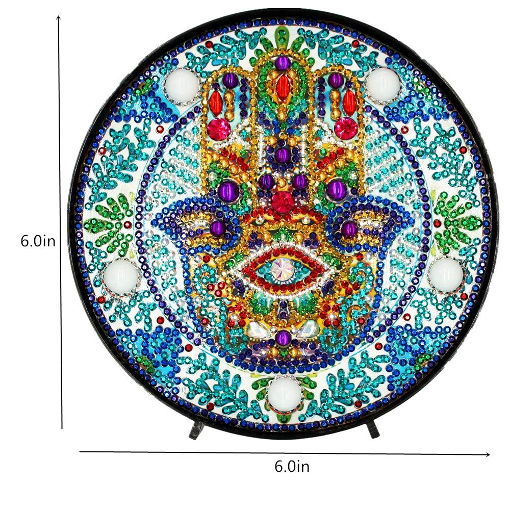Diamond Painting LED Night Lights