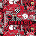 Nebraska Cornhuskers - Pop Art (3-Yard Pack)