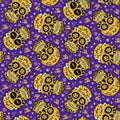 LSU Tigers - Tossed Sugar Skull (3-Yard Pack)