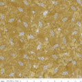 Expressions Batiks - Watercolor Daisies - Antique Gold