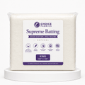 Supreme Batting - 80/20 Cotton/Poly Blend - King (120" x 120")