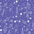 Lift Off - Space Galaxy - Purple
