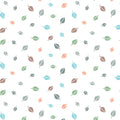 Cozy Forest Comfort Flannel - Forest Leaves - White