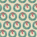 The Night Before Christmas - Wreath - Cream