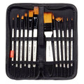 Studio Gold Nylon Brush Set - Acrylic & Watercolor - 12 Piece
