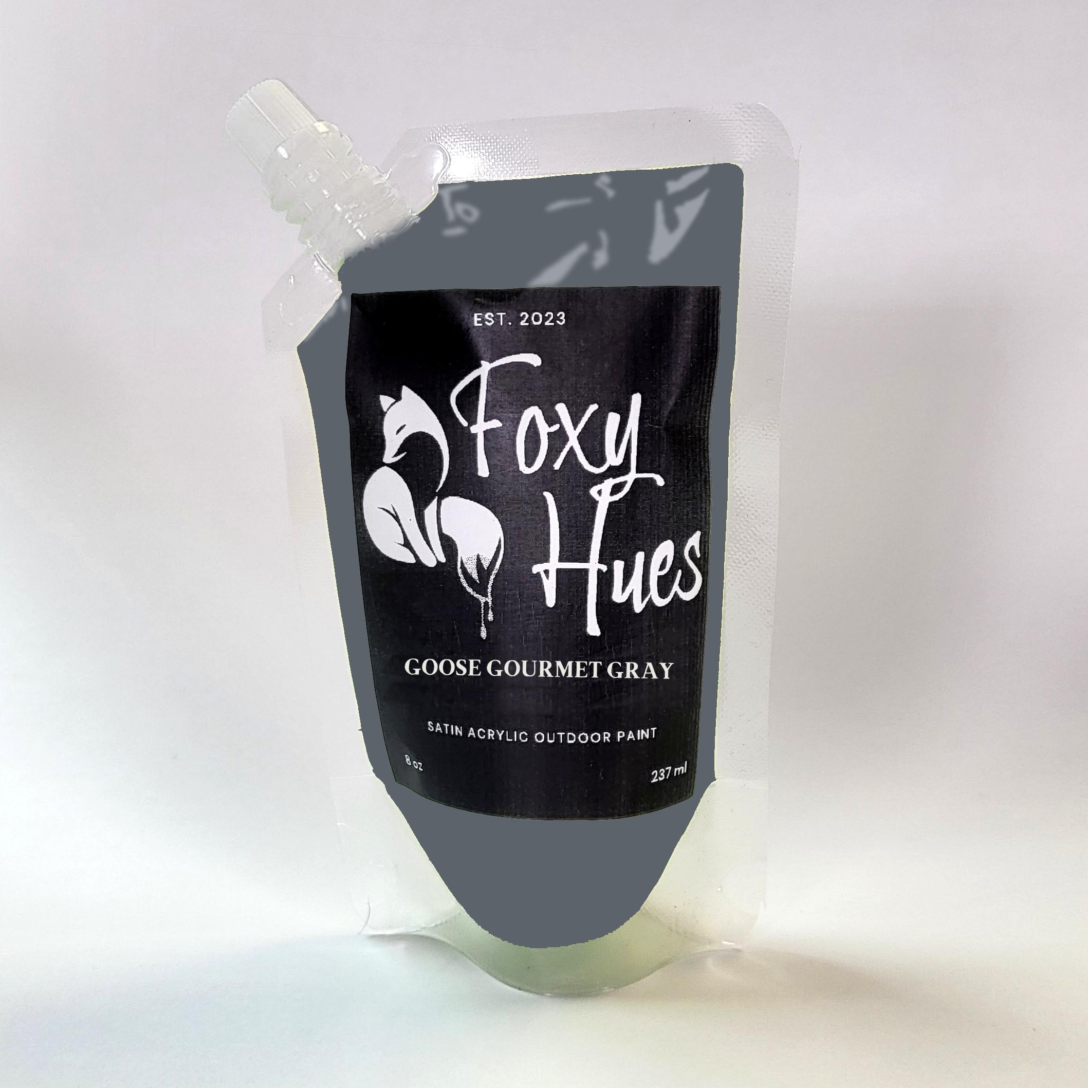 Goose Gourmet Gray - Foxy Hues | Satin Acrylic outdoor Paint