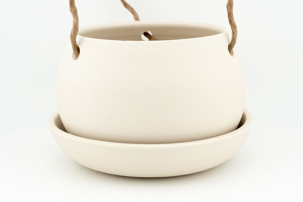Hanging Planter, Unglazed, 5" or 7" wide