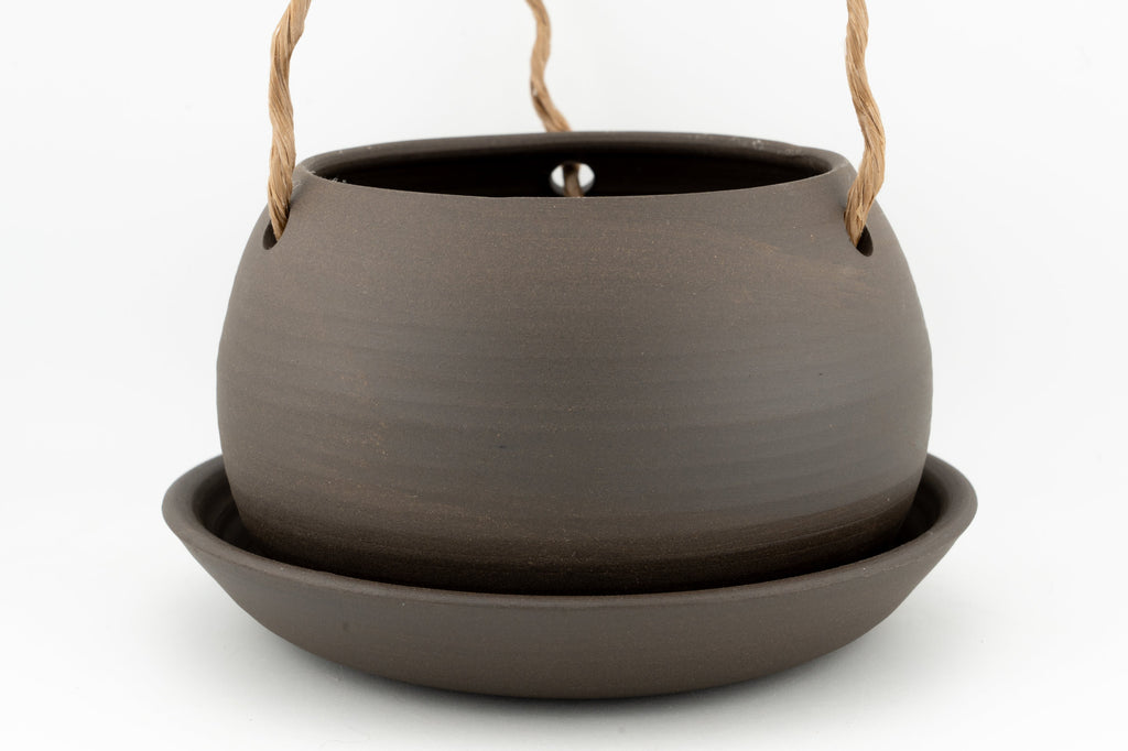 Hanging Planter, Unglazed, 5" or 7" wide