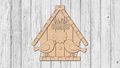Hello Summer Birdhouse and Birds Door Hanger - DIY Unfinished Kit - Lvl 2