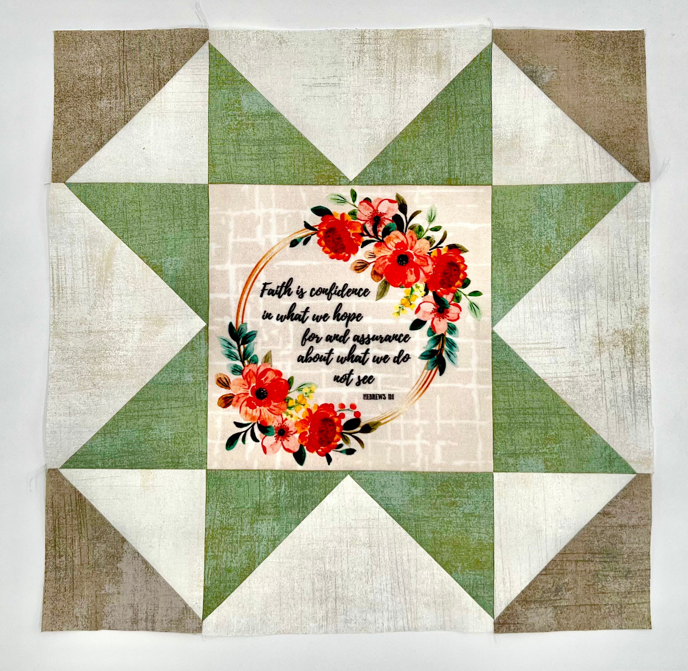 Fussy Frames Bible Verse Quilt Kit
