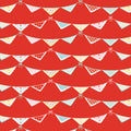 Market Day - Bunting Print - Red