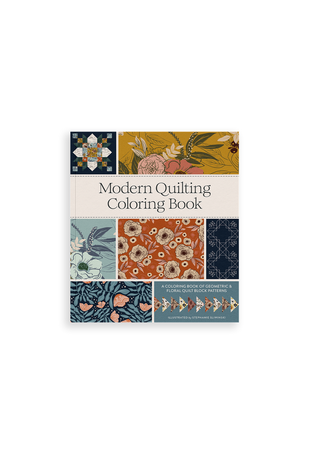 Modern Quilting Coloring Book