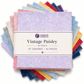 Vintage Paisley - 10" Squares (42 Cuts)