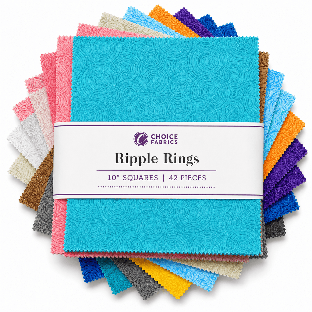 Ripple Rings - 10" Squares (42 Cuts)