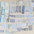 Vintage Paper Sticker Pack for Scrapbooking | 50 PCS Mixed Design Labels