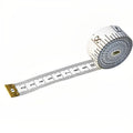 2m White Waist Circumference Soft Tape Measure | Clothing Tailor Measuring Ruler