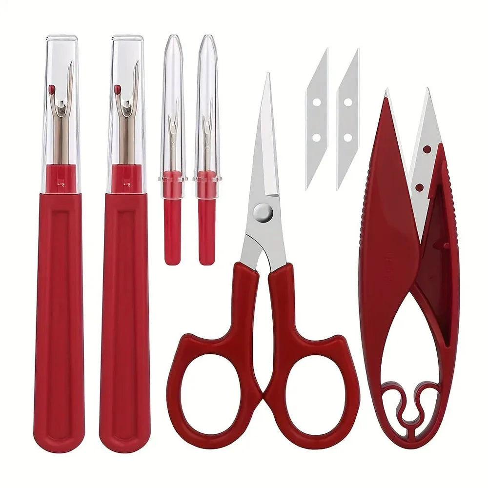Sewing Seam Ripper Kit With Thread Cutter Scissors
