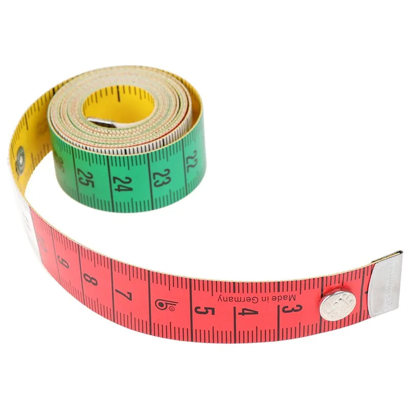1PC Body Measuring Ruler Sewing Tailor Tape Measure Mini Soft Flat Ruler | 60in 1.5m Dual Sided
