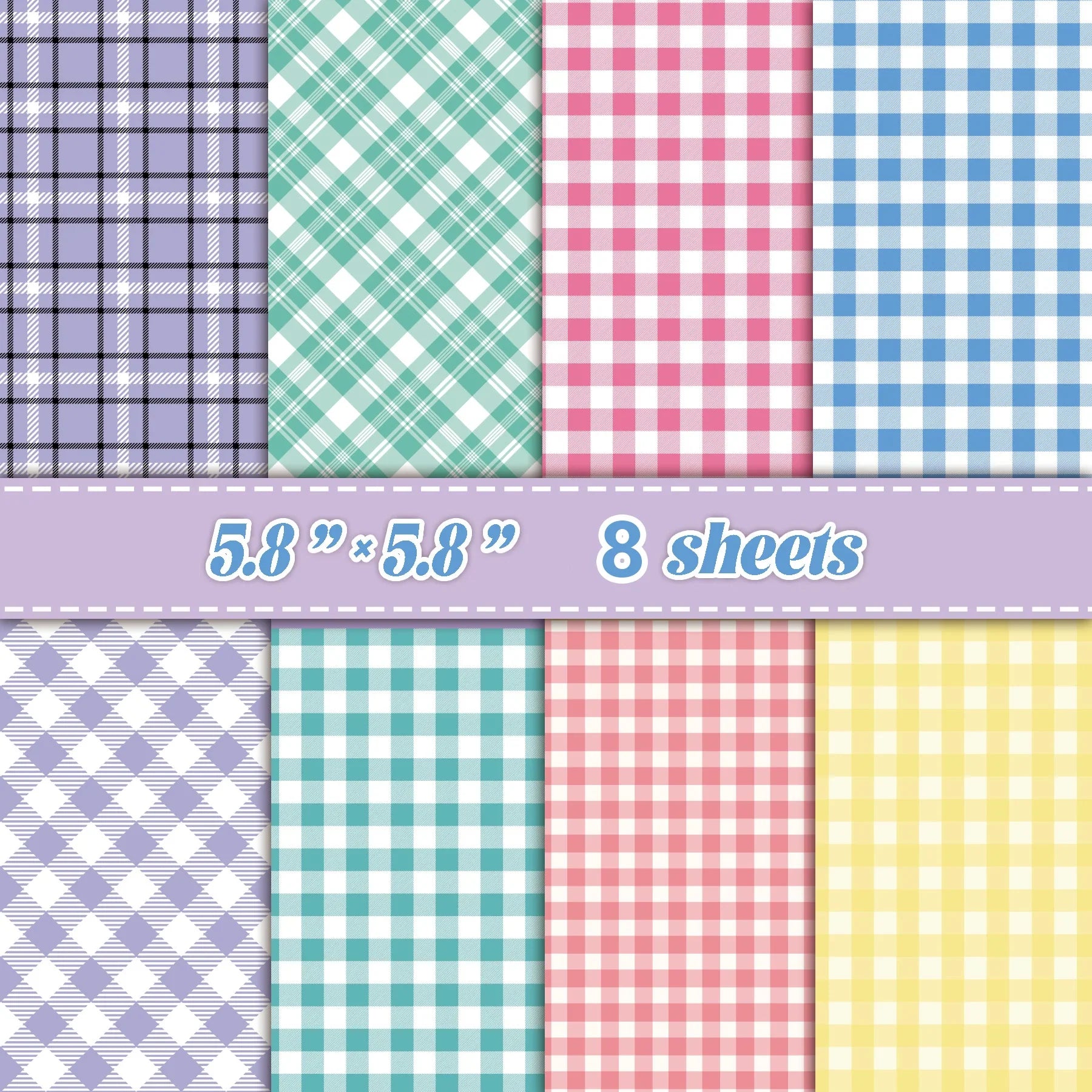 Retro Grid Collage Paper Sheets | DIY Scrapbooking & Junk Journal Material