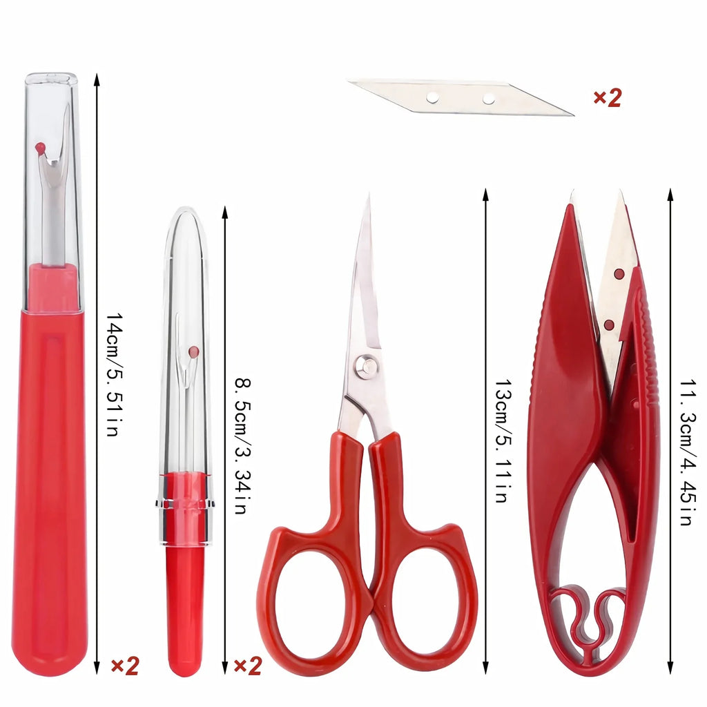 Sewing Seam Ripper Kit With Thread Cutter Scissors