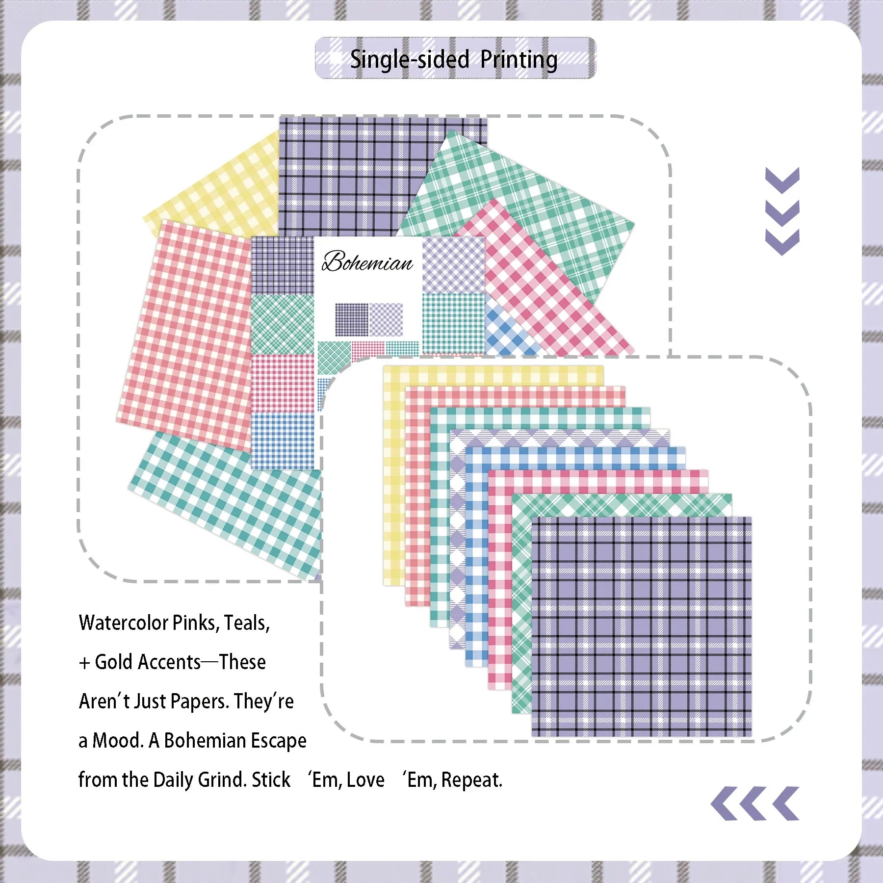 Retro Grid Collage Paper Sheets | DIY Scrapbooking & Junk Journal Material