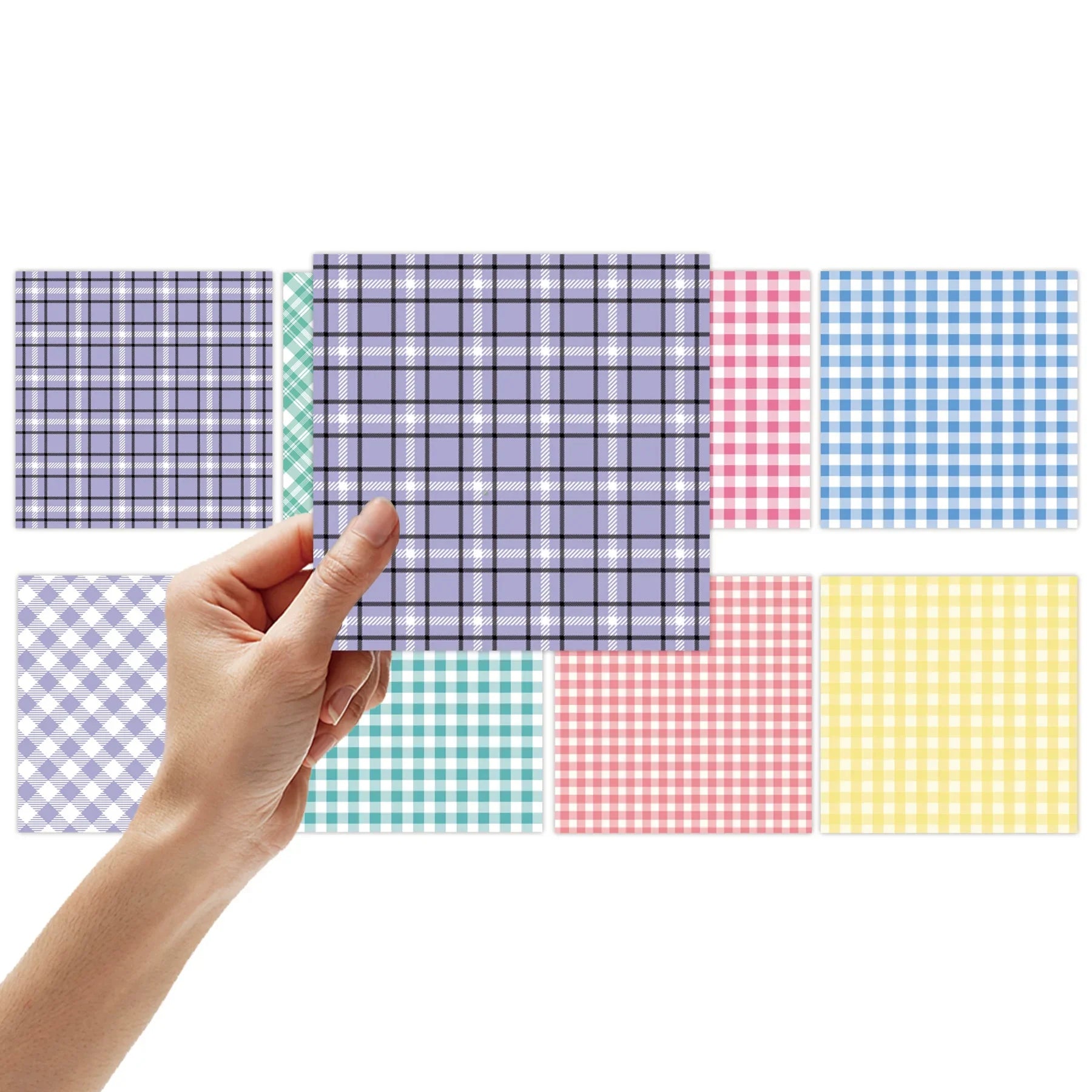 Retro Grid Collage Paper Sheets | DIY Scrapbooking & Junk Journal Material