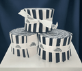 Supreme Solids - 2.5" Roll - Navy & White (20 cuts)