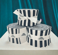 Supreme Solids - 2.5" Roll - Teal & White (20 cuts)