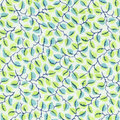 Climbing Leaves - Green/Teal
