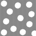 Welcome Winter - Fuzzy Dot on Knit Ground - Gray (3-Yard Pack)
