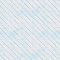 Dreaming in Blue - Dashed Stripes - White