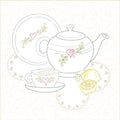 Tea for Two - 24" Panel