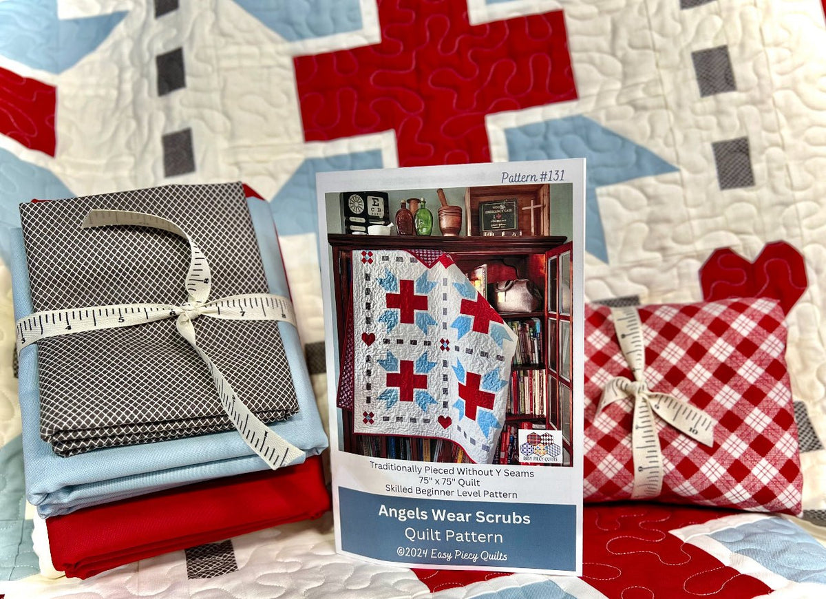 Angels Wear Scrubs Quilt Kit